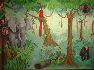 Elephant & Chimps